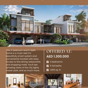 The best opportunity to invest in Dubai  Residential units start from 320 thousand